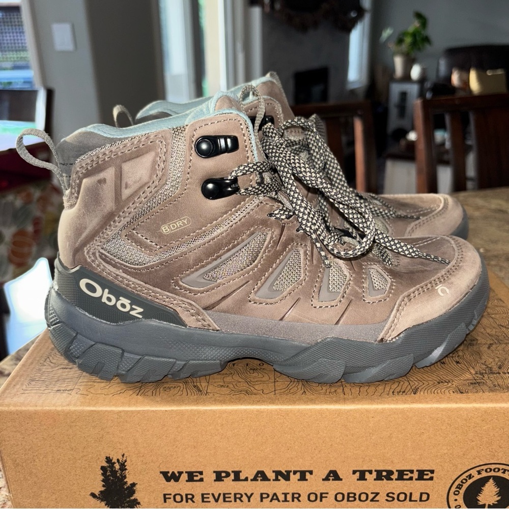 Oboz Women’s Brown Hiking Boots NEW IN BOX - Picture 3 of 14